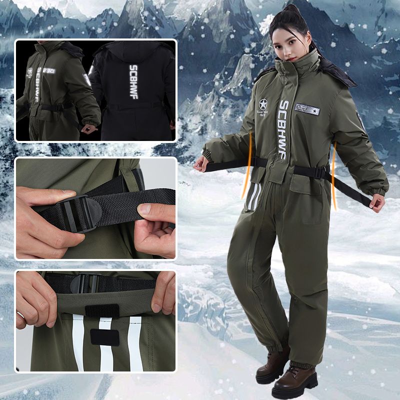 🧥❄️Winter Specials 50% off❄️ Winter Outdoor Riding Insulated Full-Body Suit