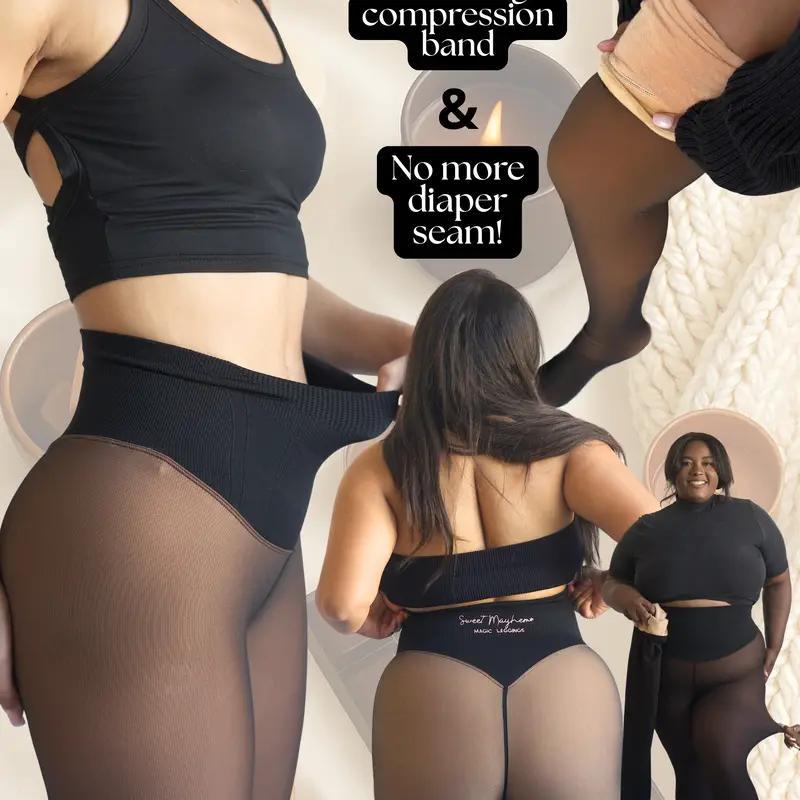 ❄️Hot Sale 50% OFF!!⚡50K+ SOLD!❄️One-Seam Shaping Fleece Leggings✨✨Stay Warm.Look Snatched. 💕