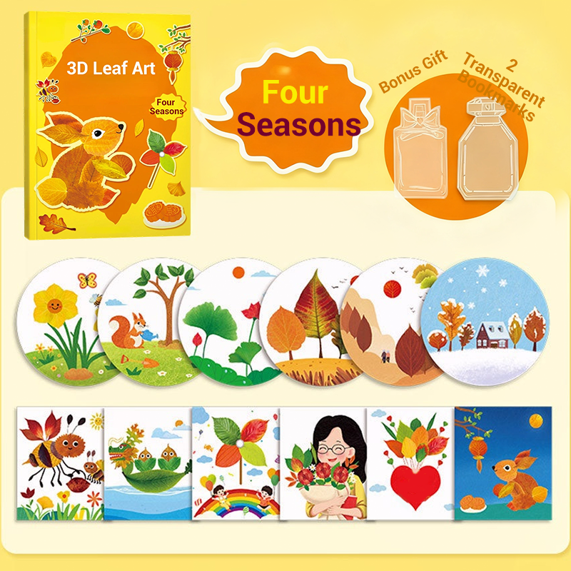 3D Leaf Art – Craft Kit for Kids