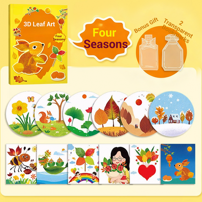 3D Leaf Art – Craft Kit for Kids