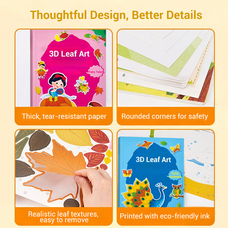 3D Leaf Art – Craft Kit for Kids