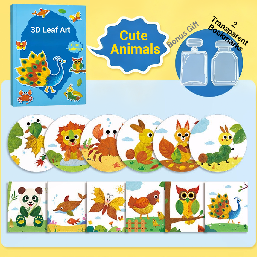 3D Leaf Art – Craft Kit for Kids