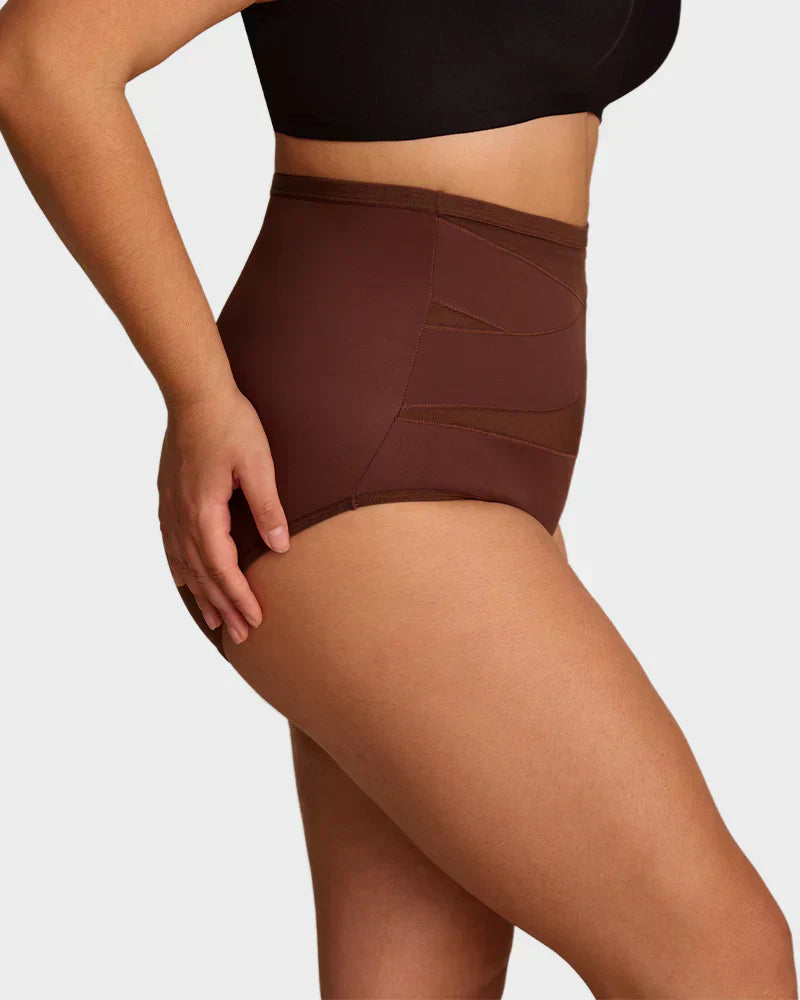 🎁Plus-Size High-Waist Cross Tummy Control Panties
