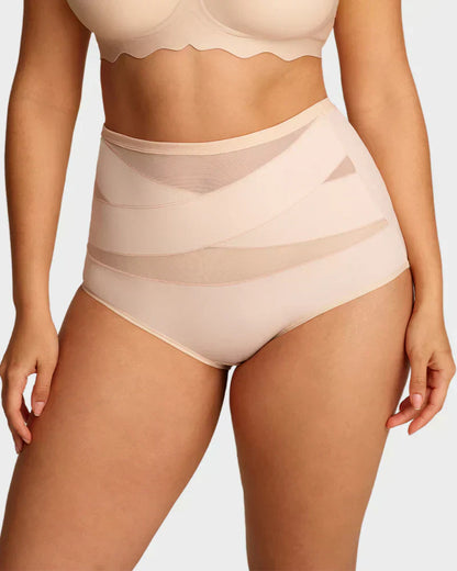 🌸 Last day – Buy 1, get 2 packs ✨ Plus-size high-waisted tummy-shaping crisscross briefs