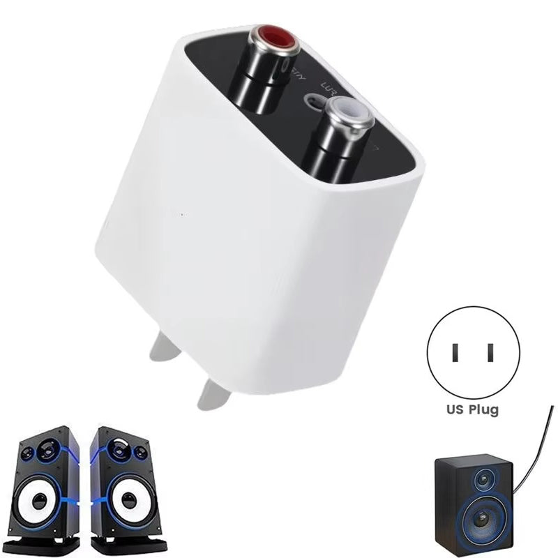 Hi-Fi Stereo Bluetooth Audio Adapter with AUX/RCA Output