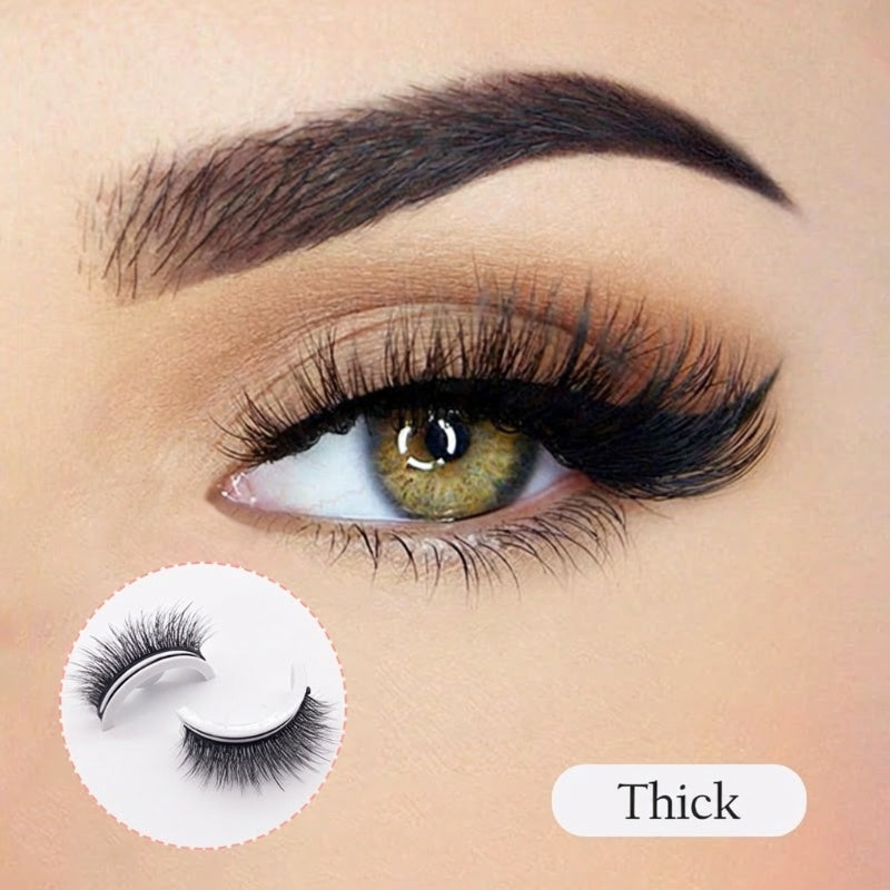 🏆 Last Day Special Price 🔥 Buy One Get One Free 🎁  💐Waterproof & Reusable Self-Adhesive Eyelashes