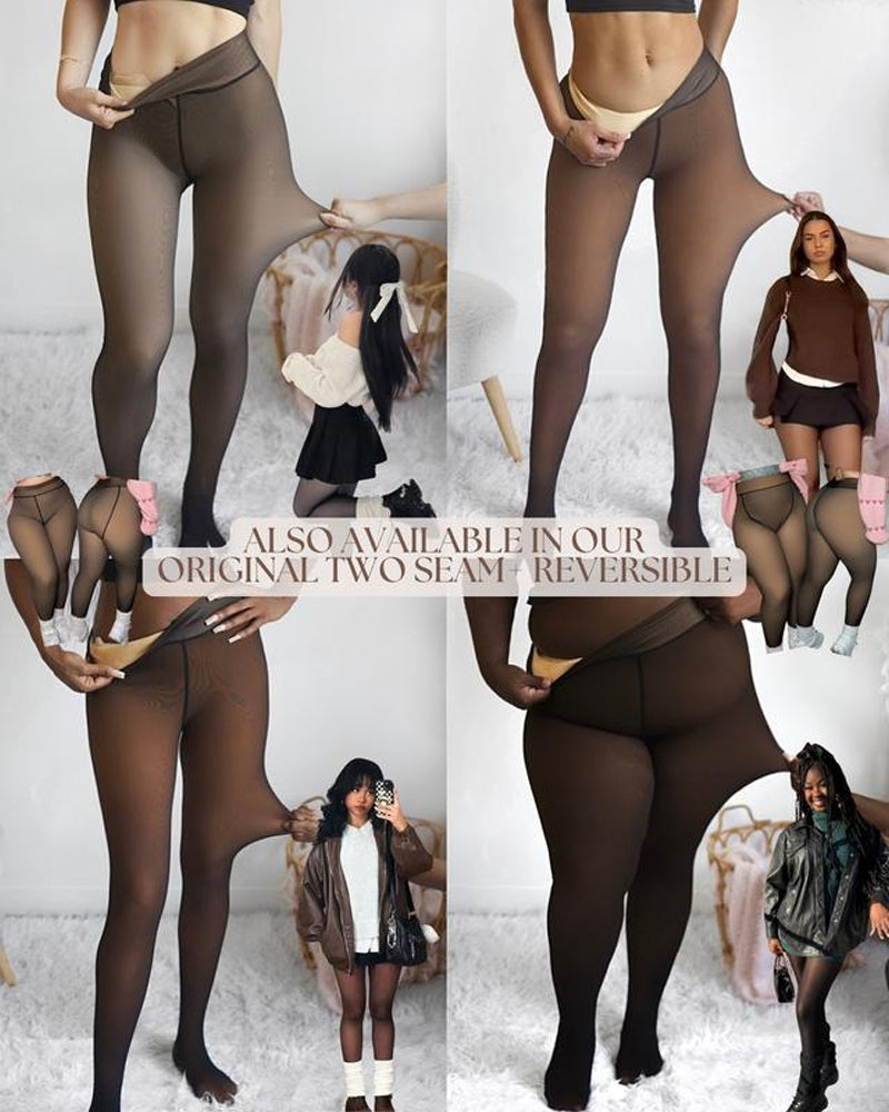 ❄️Hot Sale 50% OFF!!⚡50K+ SOLD!❄️One-Seam Shaping Fleece Leggings✨✨Stay Warm.Look Snatched. 💕