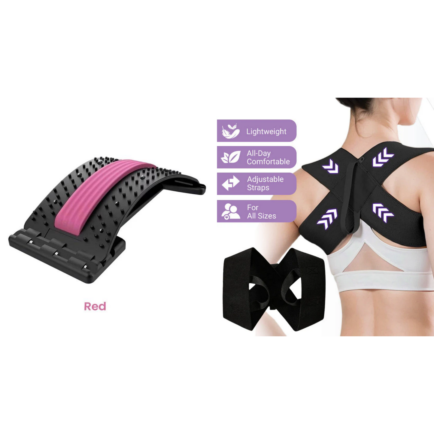 Massage with acupuncture and magnetic therapy for the lower back