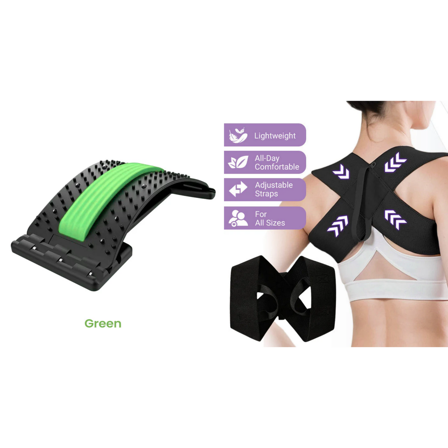 Massage with acupuncture and magnetic therapy for the lower back