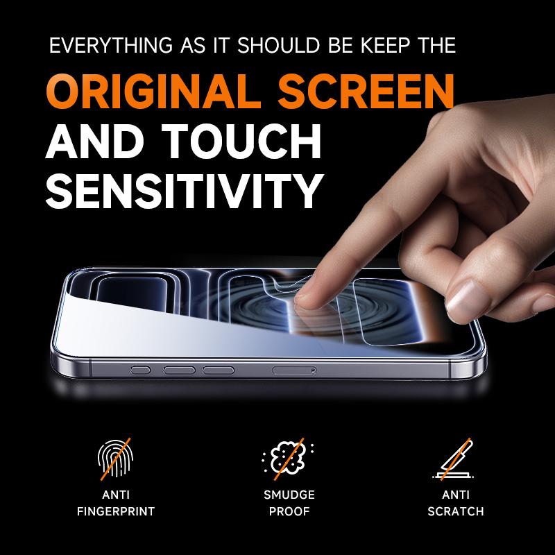 🔥HOT SALE📱 Screen Protector for iPhone, Samsung–Crystal Clear, Scratch-Resistant, Ultra-Smooth Touch, Privacy Protection, Circular Polarized Eye Protection, Easy Installation