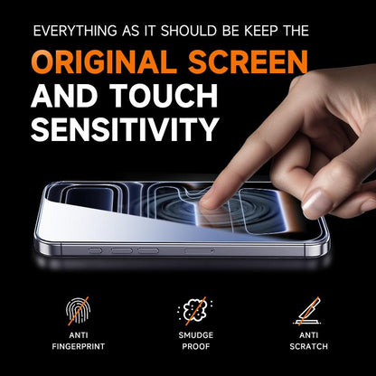 🔥HOT SALE📱 Screen Protector for iPhone, Samsung–Crystal Clear, Scratch-Resistant, Ultra-Smooth Touch, Privacy Protection, Circular Polarized Eye Protection, Easy Installation