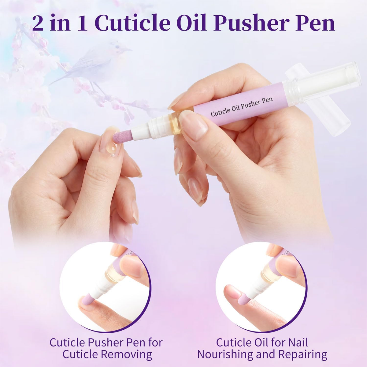 🖊️Cuticle Oil Nail Pusher Pen