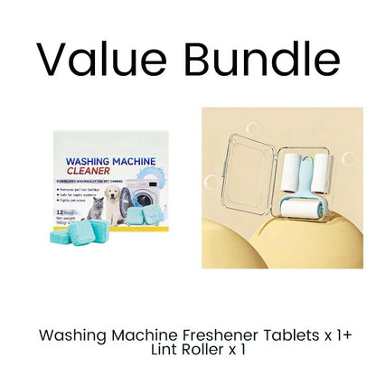🌞 Spring into Savings: 50% Off🔥Washing Machine Cleaner for Pet Homes - Powerful Dander & Grime Remover | 12 Tablets for Monthly Maintenance