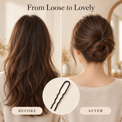 U-Shaped Hair Fork & Bun Maker – The Ultimate Hair Fixing Tool for Women