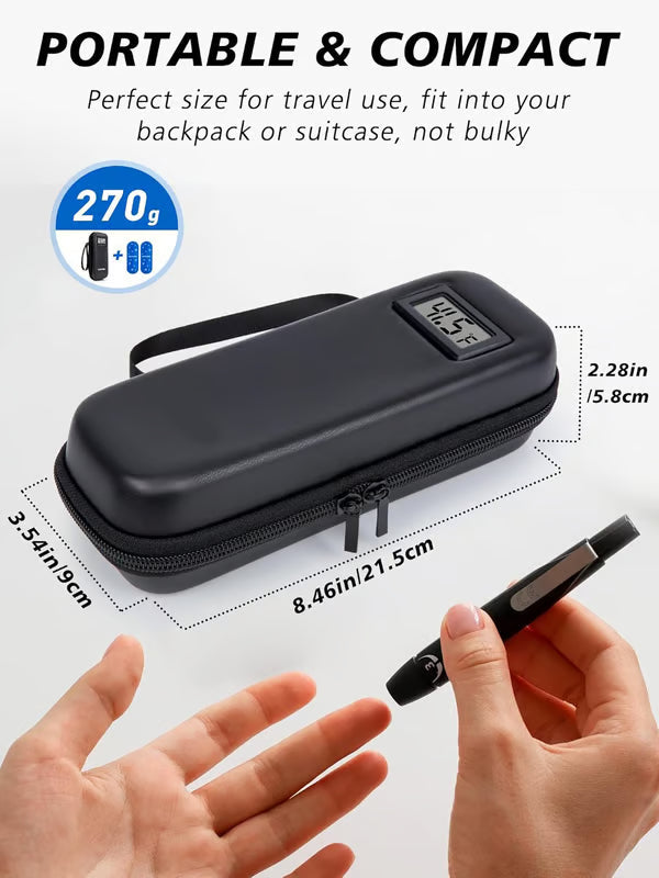 Keep Meds Cool Instantly! No-Worry Temp-Display Travel Case