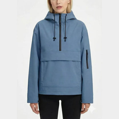 Leopard Print Hooded Pullover with Kangaroo Pocket