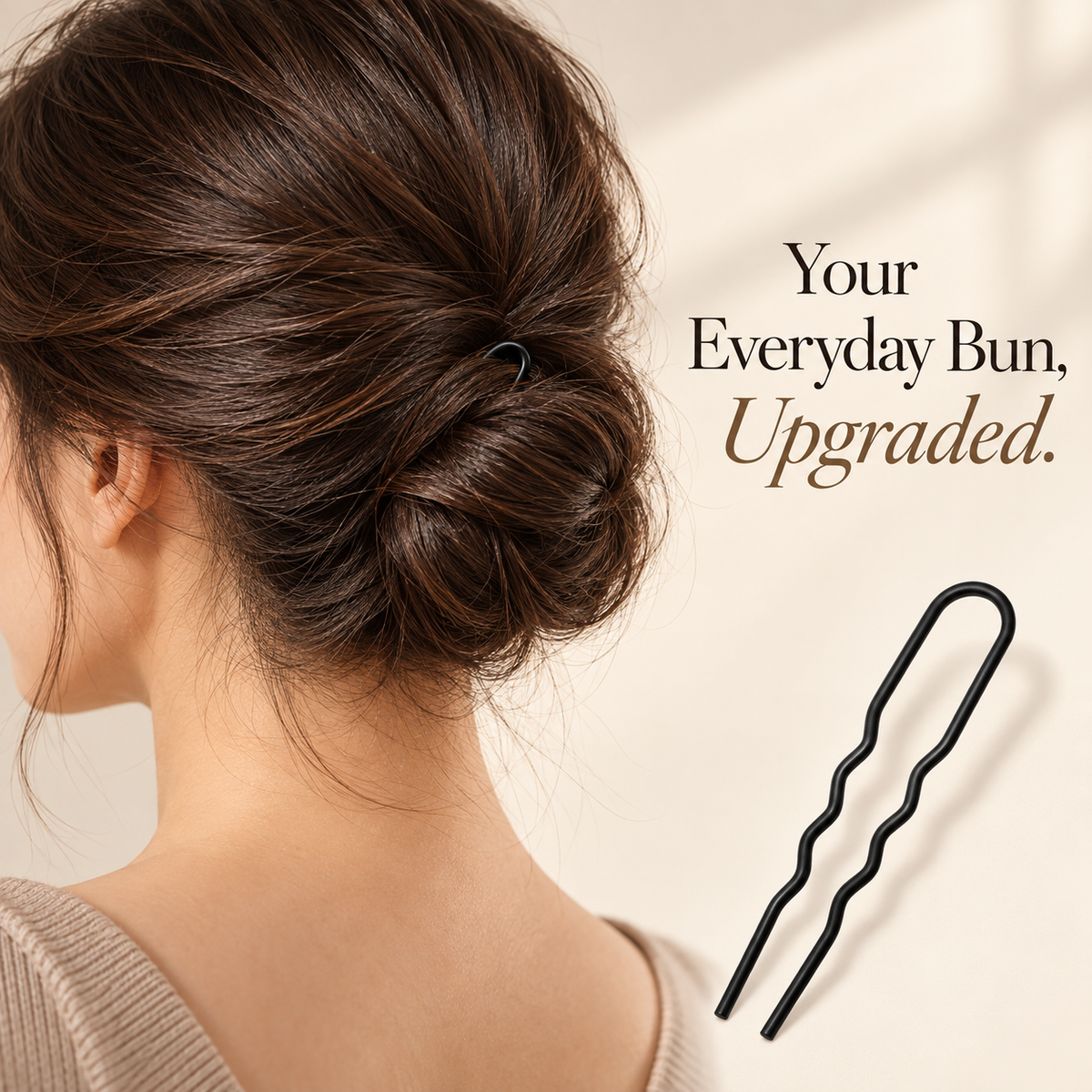 U-Shaped Hair Fork & Bun Maker – The Ultimate Hair Fixing Tool for Women
