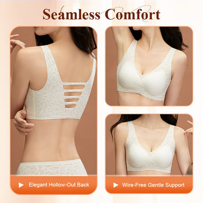 ⏳LAST DAY OF THE 50% OFF SALE💕Comfortable wireless bras for women, seamless, with a deep V-neckline, perfect for everyday wear