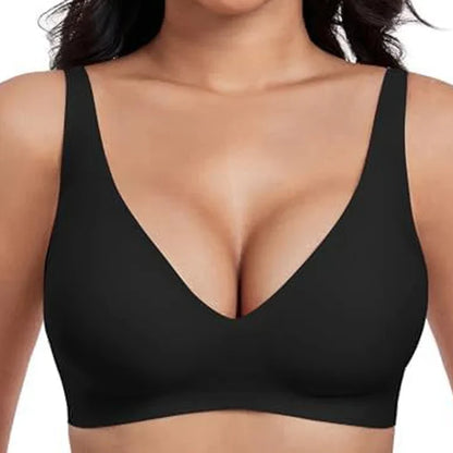 ⏳LAST DAY OF THE 50% OFF SALE💕Comfortable wireless bras for women, seamless, with a deep V-neckline, perfect for everyday wear
