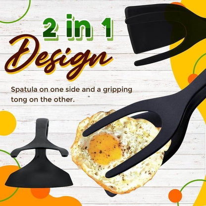 🌞Summer Hot Price Only Today-9.99!!🔥Buy 1 Get 1 Free🔥2 In 1 Grip Flip Tongs