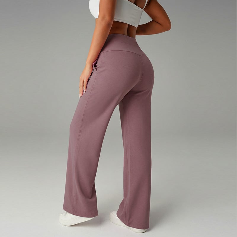 💃 Pantalon Droit Femme – Coupe Ample, Tissu Souple & Élégance Quotidienne ✨