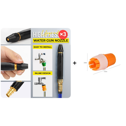 🚀High-pressure spray nozzle – Clean at home and save big! 🔥💦