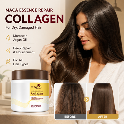 🔥BUY MORE SAVE MORE🔥Collagen Hair Treatment Deep Repair Conditioning Argan Oil Collagen Hair Mask Essence for Dry Damaged Hair All Hair Types