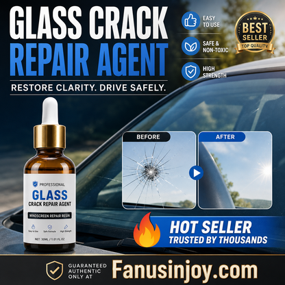 One drop fixes all glass cracks！🚗Glass Crack Repair Agent
