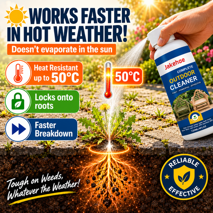 📢Limited-time offer: 60% OFF!🏆Multi-Surface Stone Cleaner – Effectively eliminates moss, black spots, and hard water stains, plus effortlessly handles weeds growing in cracks and joints