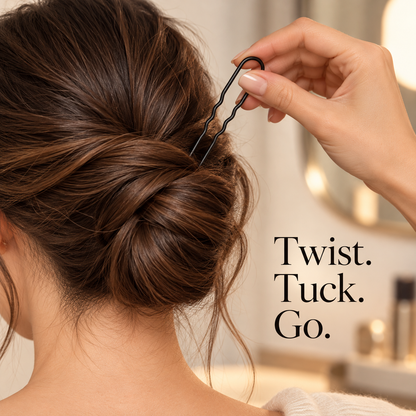 U-Shaped Hair Fork & Bun Maker – The Ultimate Hair Fixing Tool for Women