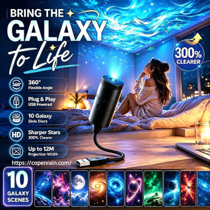 🌌 Plug-and-Play-USB-Projektor – Galaxie & Ozean in HD – Über 50.000 begeisterte Nutzer – Sofortige magische Atmosphäre ✨