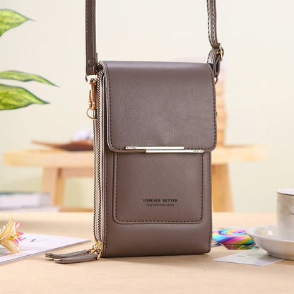 🏆Last Day Promotion：ONLY ￡8.99!!👜📱 Simple and elegant women's touchscreen crossbody phone wallet