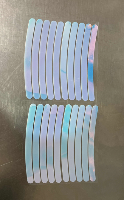 Reflective Rim Stickers – Safety & Style in One 🚗⚡ Visible day and night – Approved for road use