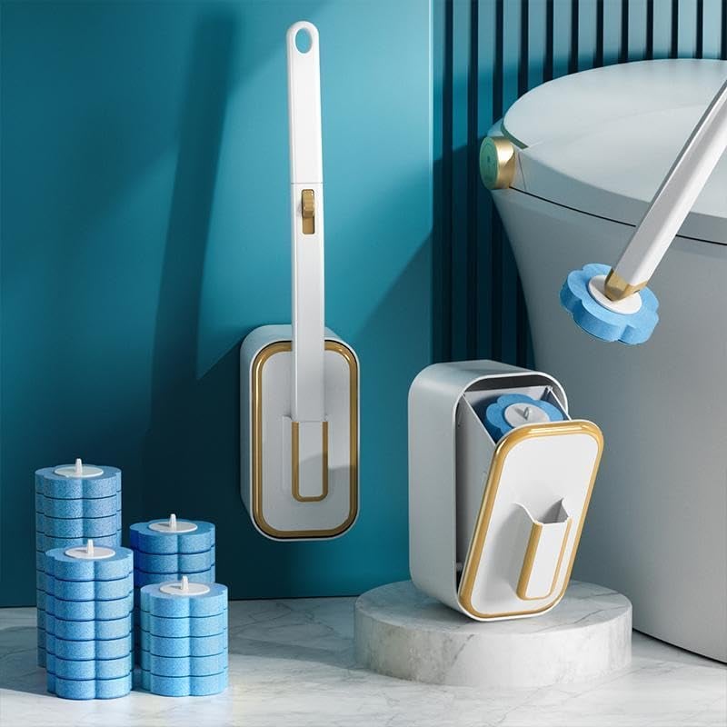 🚽💦Disposable Replacement Wall-Mounted Innovative Toilet Brush Set✨