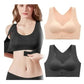 Wire-Free Posture-Correcting Bra – Crossed Straps & Front Closure