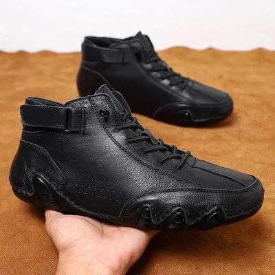🔥Italian Handmade Suede Velcro High Boots