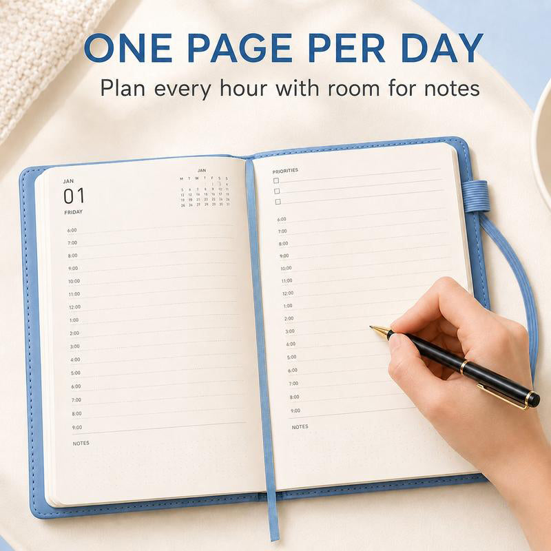 📅 50% OFF NOW! 📓 2027 Planner – A5 Size, One Page Per Day with Dates – Perfect for Daily Notes and Future Reference ✨