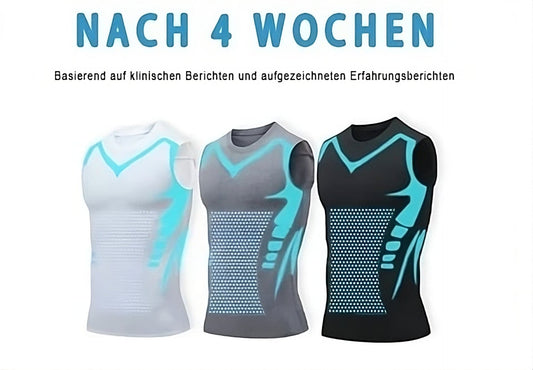 🎉 Ionic shapewear vest – Compression and cooling – Body contouring and sleeveless – Invisible under clothing 🕶️