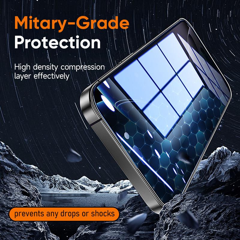 🔥HOT SALE📱 Screen Protector for iPhone, Samsung–Crystal Clear, Scratch-Resistant, Ultra-Smooth Touch, Privacy Protection, Circular Polarized Eye Protection, Easy Installation