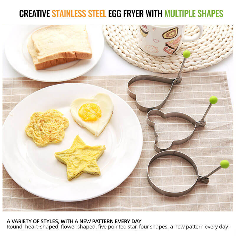 🔥Last Day Sale 50%🔥Stainless Steel Fried Egg Molds