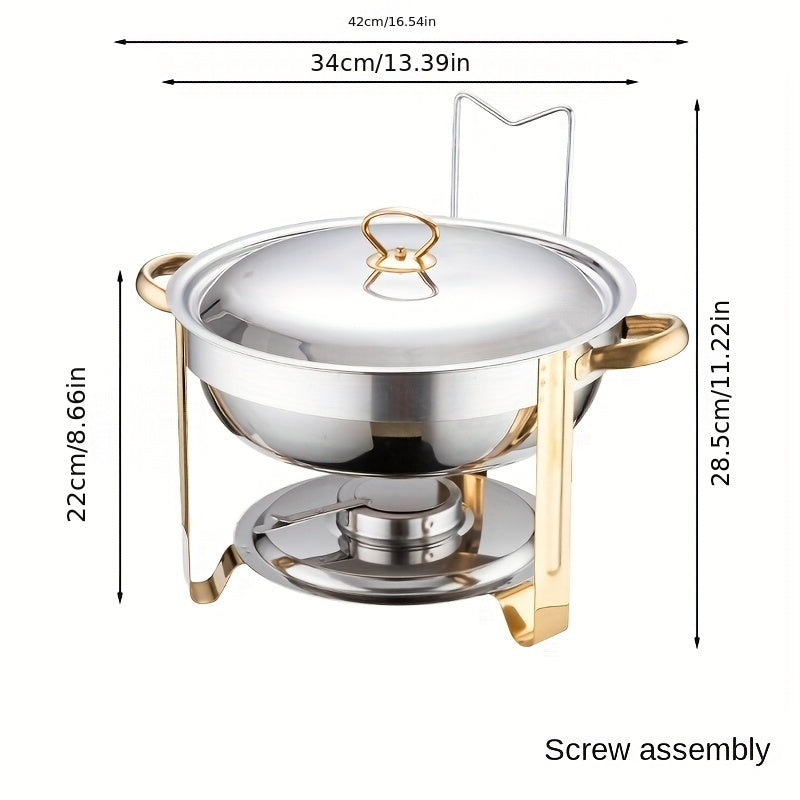 🎅🏻Pre-Christmas Hot Sale🔥Stainless Steel Chafing Dish Buffet Set