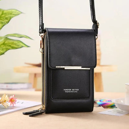 🏆Last Day Promotion：ONLY ￡8.99!!👜📱 Simple and elegant women's touchscreen crossbody phone wallet