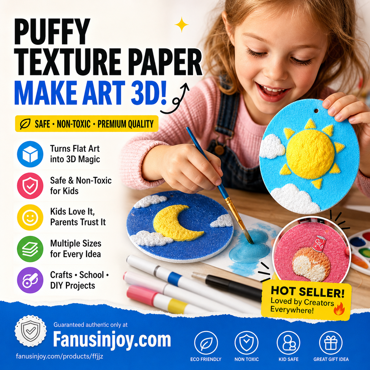 🎄Special Surprise Offer 🎁Buy 3 Get 2 Free！🔮Master the magic of painting！👩‍🎨Foam Texture Painting Paper🎁