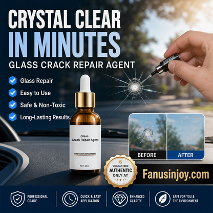 One drop fixes all glass cracks！🚗Glass Crack Repair Agent