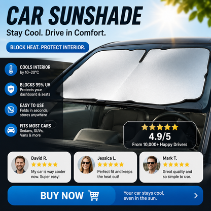 💕SunShade Foldable Heat Protector™