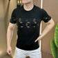 Men's Summer Stretch Ice Silk Printed T-shirt