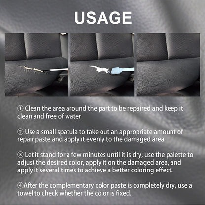 Advanced Leather Repair Gel🚗 Perfect for car seats, sofas, jackets, bags, and any leather surface.