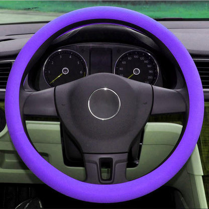 🎉 2026 Sale — Over 19,000 Sold! 🚗🖐️ Tired of sticky, worn steering wheels? This silicone cover adds a soft, textured grip, protects your wheel, and installs without tools — in seconds. 🏠