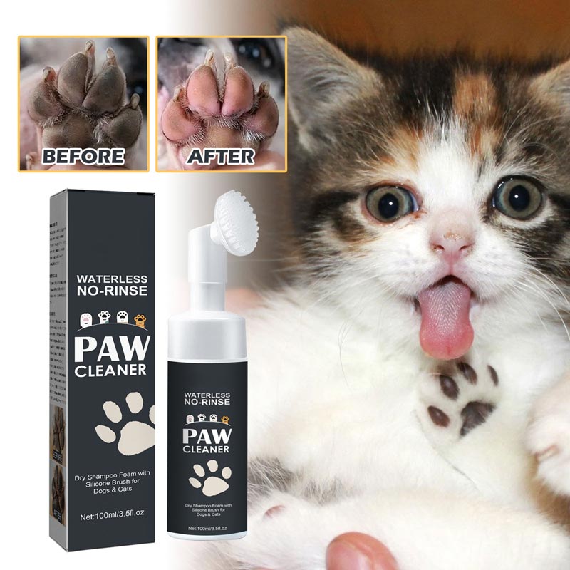 Buy 2 get 1 free Portable No-rinse Pet Paw Foam Cleaner