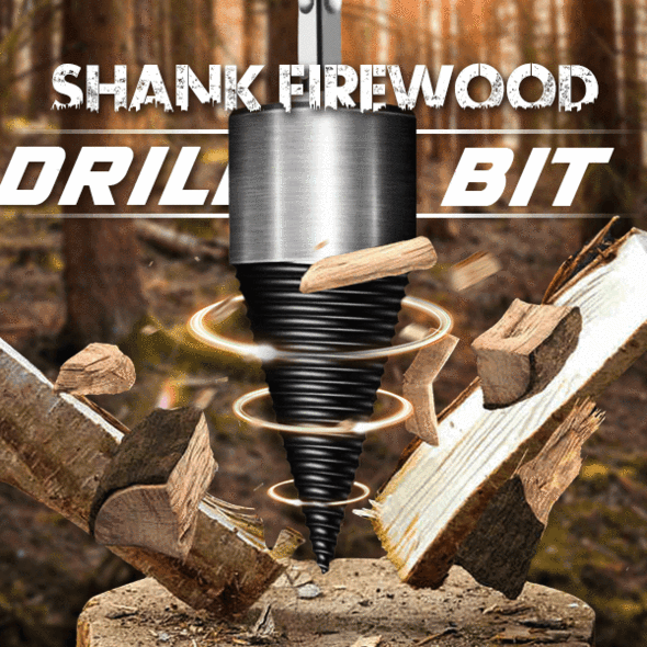 🪓 50% OFF NOW! 🔩 Electric Drill Wood Splitter – High Carbon Steel, Portable & Fast Splitting – Turns Your Drill into a Log Splitter